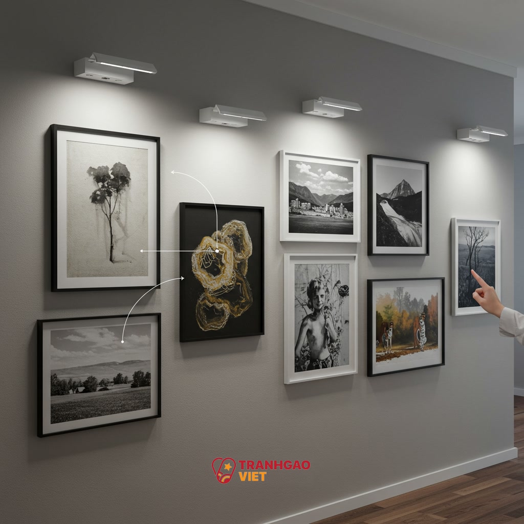 Bí Quyết Lựa Chọn và Bố Trí Tranh Nghệ Thuật Đèn LED Hoàn Hảo