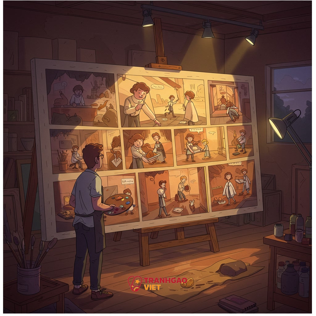 Giới thiệu: Tranh Nghệ Thuật Kể Chuyện (Narrative Art) là gì?