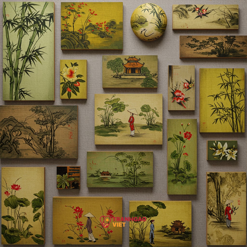 Định Nghĩa "Tranh Nghệ Thuật" và Các Loại Tranh Phù Hợp với Không Gian Indochine