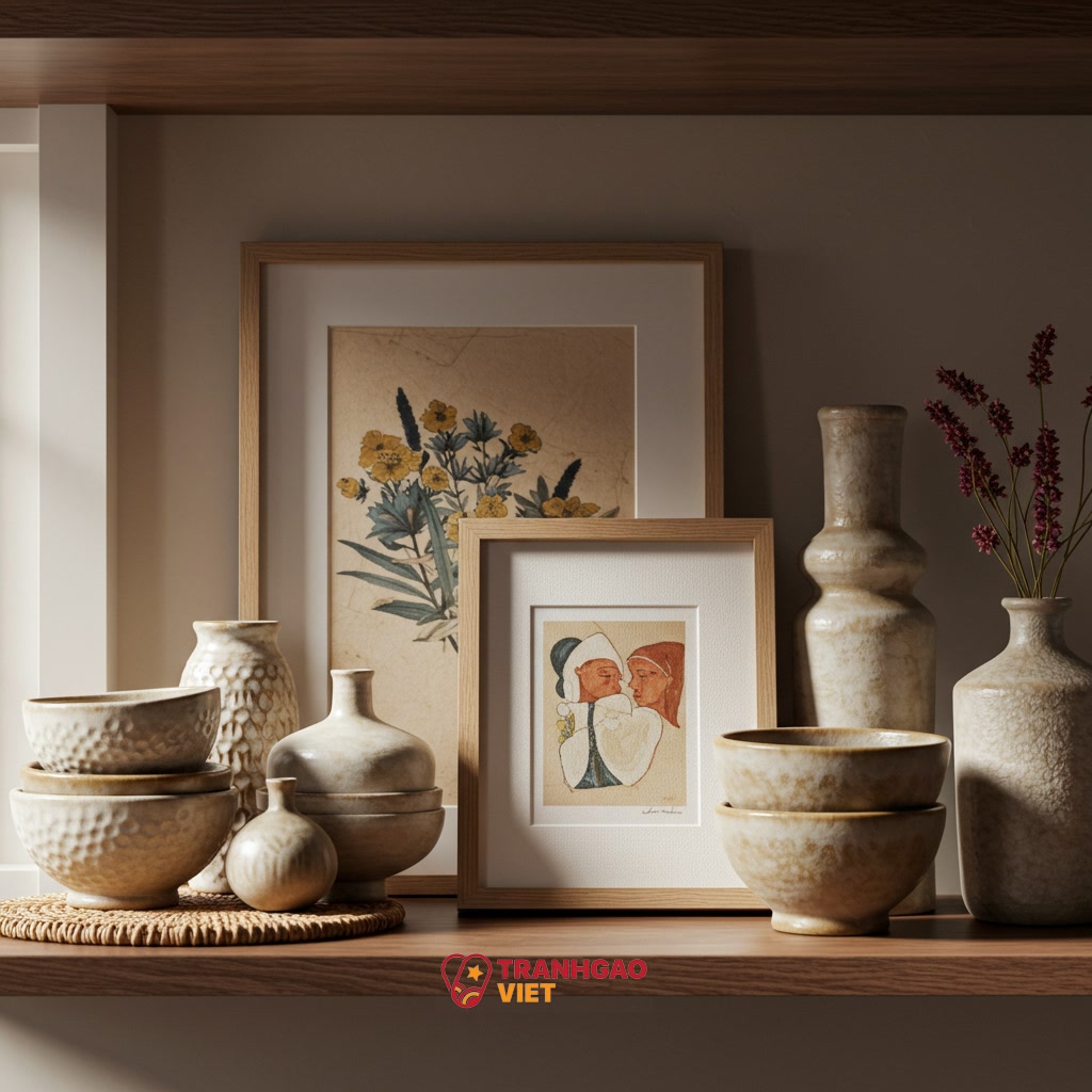 Kết Hợp Đồ Thủ Công Và Các Loại Hình Nghệ Thuật Khác Trong Trang Trí Bếp