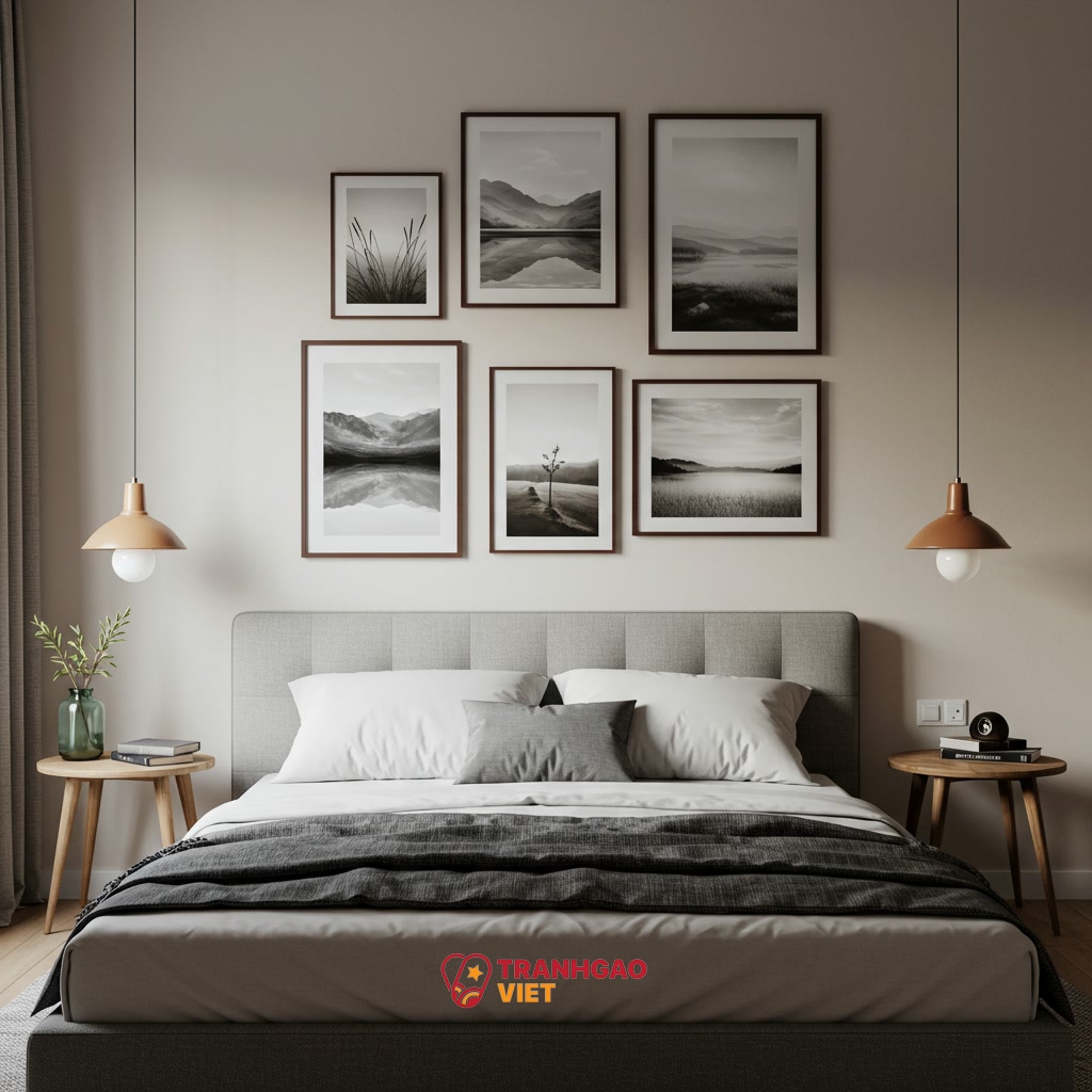 Khám phá 7 Cách Treo Tranh Nghệ Thuật Phòng Ngủ Giúp Thư Giãn Tinh Thần