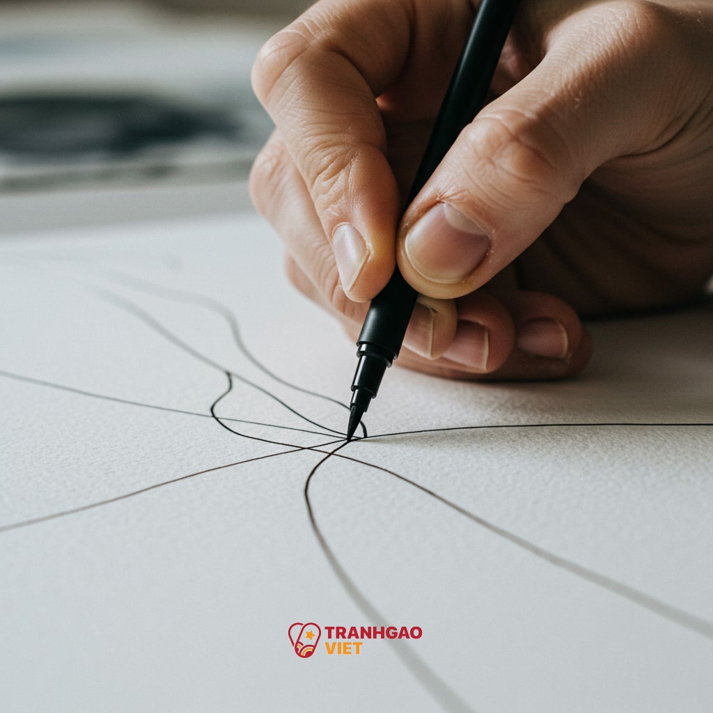 Line Art trong bối cảnh Tranh Nghệ thuật: Mối liên hệ và vai trò