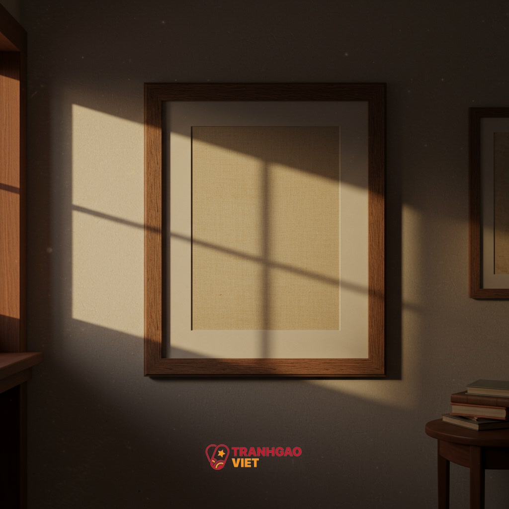 Lưu ý khi trưng bày và bảo quản Tranh trong điều kiện ánh sáng tự nhiên