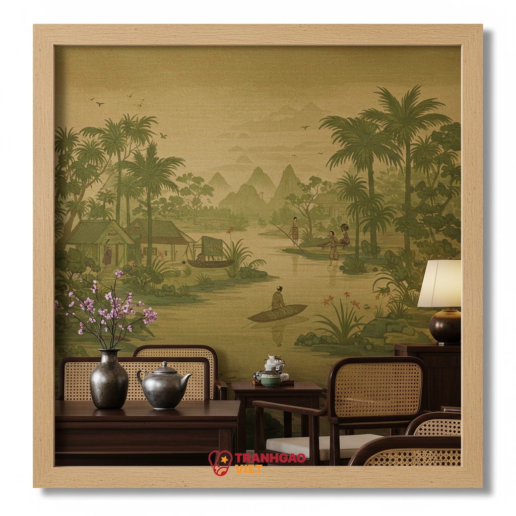 Nguyên tắc Chọn Tranh Nghệ Thuật Chuẩn Phong Cách Indochine