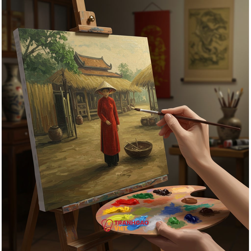 Sự giao thoa: Ảnh hưởng của Nghệ thuật Phương Tây lên Tranh Việt Nam