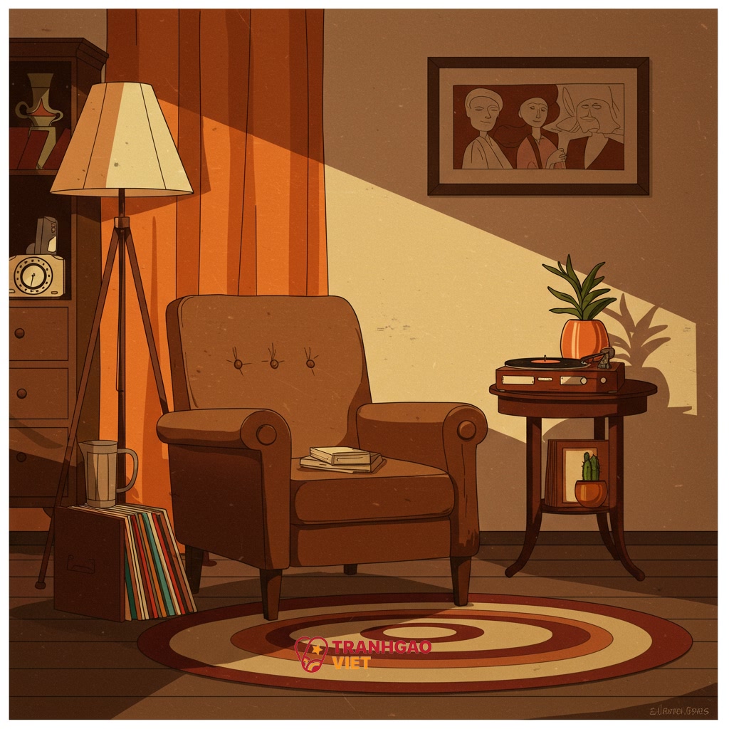Sức hút Hoài cổ và Giá trị Nghệ thuật của Tranh Retro Vintage