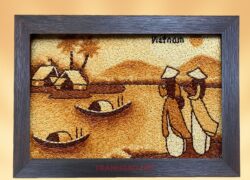 Tranh Gạo Bến Quê Hương