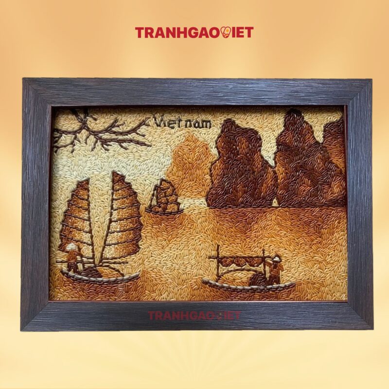 Tranh Gạo Hạ Long Chi Thế