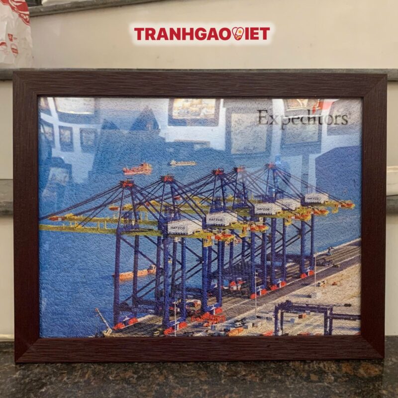Tranh Gạo Logo Expeditors