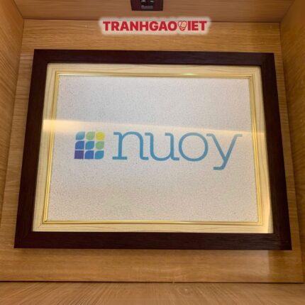 Tranh Gạo Logo Công ty Nuoy