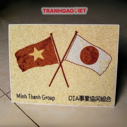 Tranh Gạo Logo Minh Thanh Group