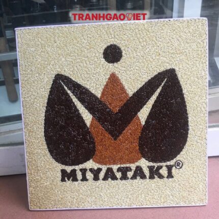 Tranh Gạo Logo Miyataki