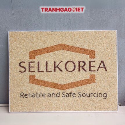 Tranh Gạo Logo Sell Korea