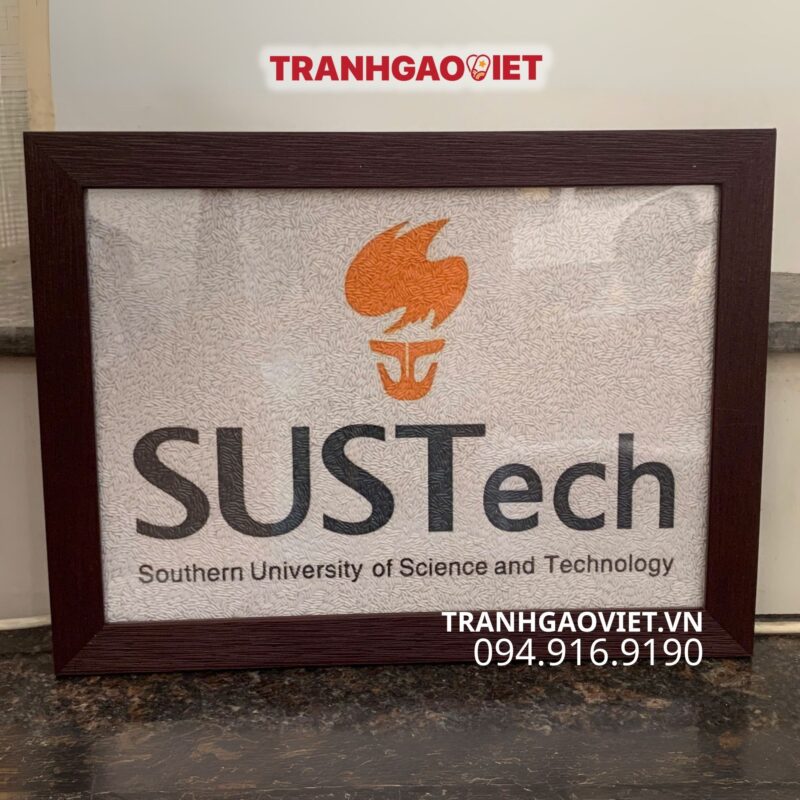 Tranh Gạo Logo Sustech