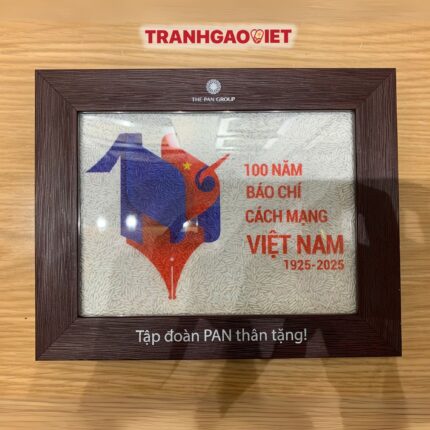 Tranh Gạo Logo Tập Đoàn Pan