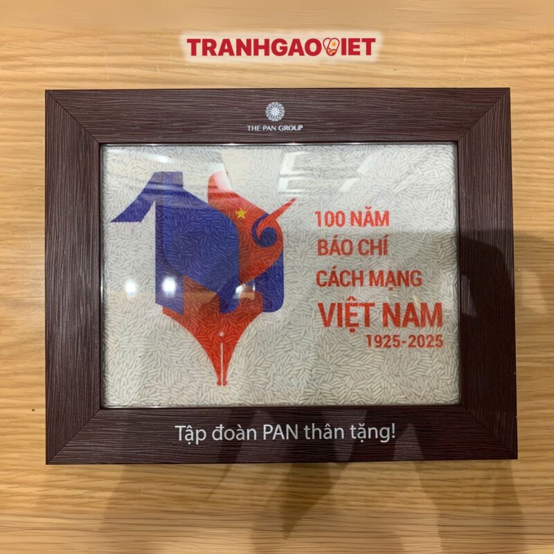 Tranh Gạo Logo Tập Đoàn Pan