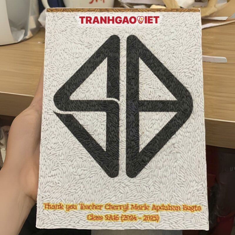 Tranh Gạo Logo Teacher Cheeryl