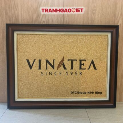 Tranh Gạo Logo Vinatea