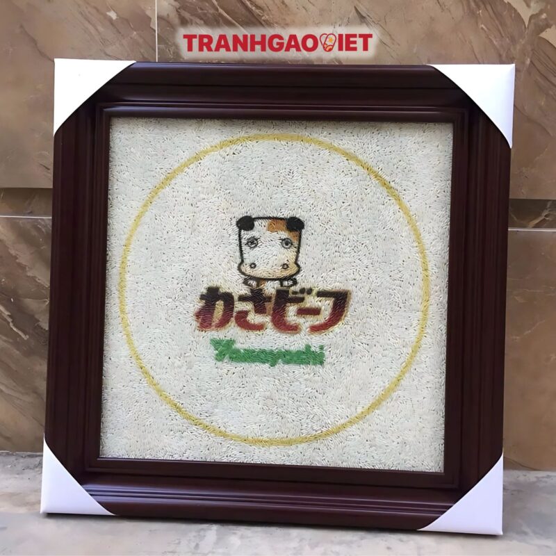 Tranh Gạo Logo Yoroyoshi