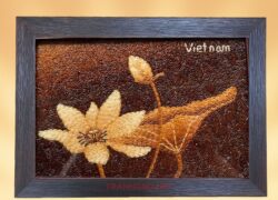 Tranh Gạo Thanh Liên Hoa