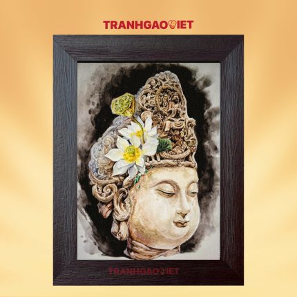 Tranh gạo màu Thánh Tích Tinh Tế