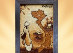 Tranh Gạo Bản Đồ Việt Nam