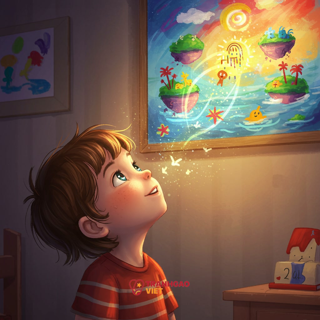 Tranh Nghệ Thuật: Mở Cửa Trí Tưởng Tượng và thúc đẩy sự phát triển của trẻ