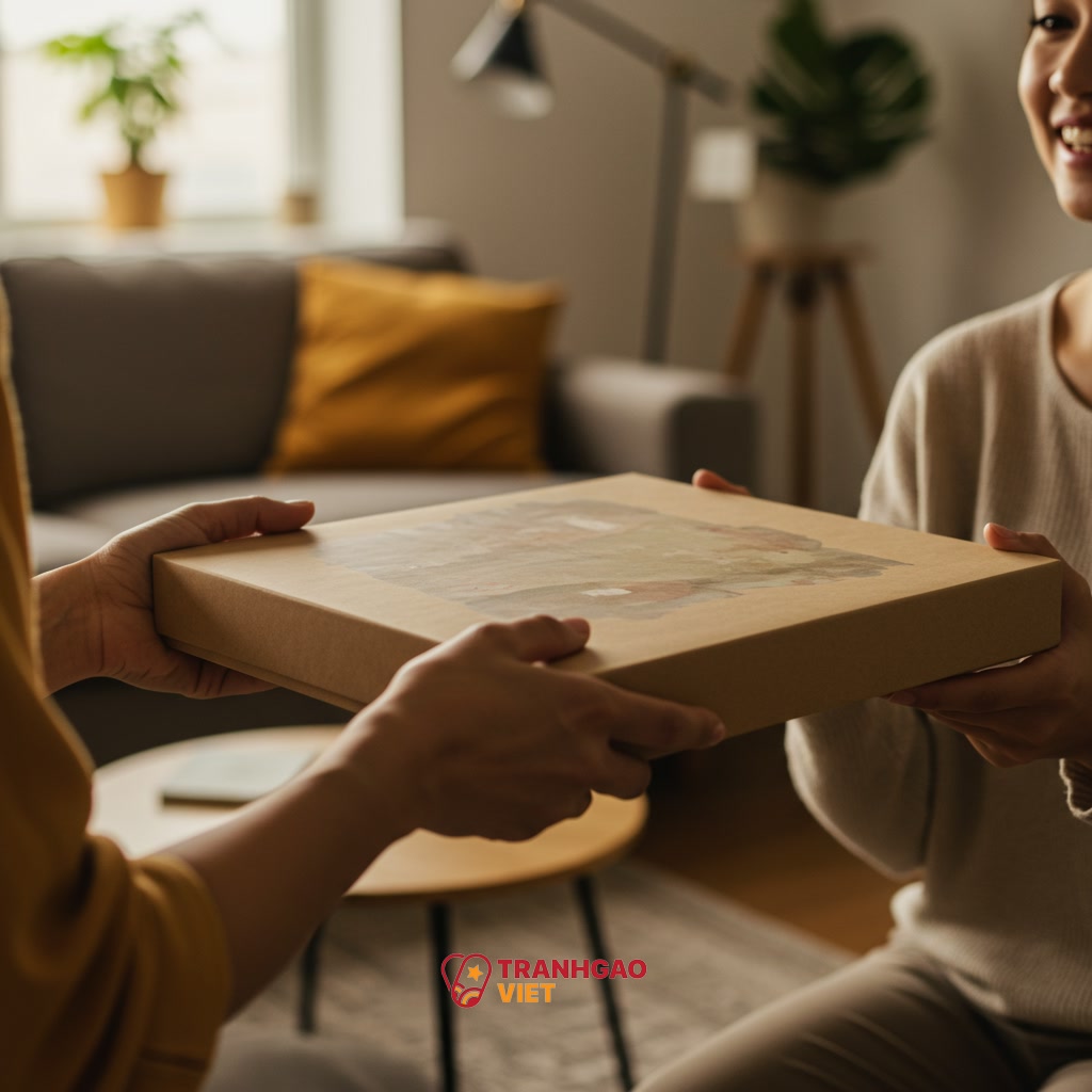 Tranh nghệ thuật - Món quà tân gia tinh tế và độc đáo