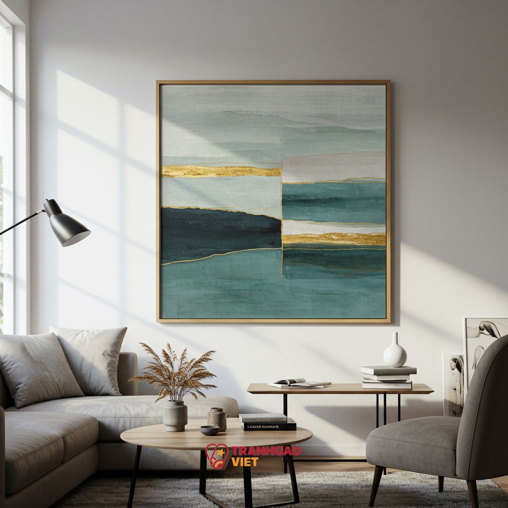 Ứng Dụng Đa Dạng Của Tranh Canvas Khung Gỗ Trong Trang Trí Nội Thất Hiện Đại