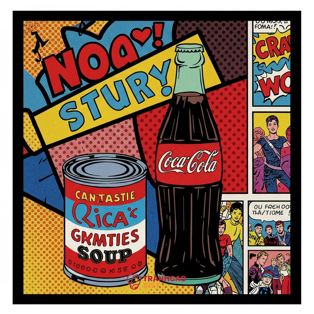 Ứng dụng của Tranh Nghệ Thuật trong Pop Art