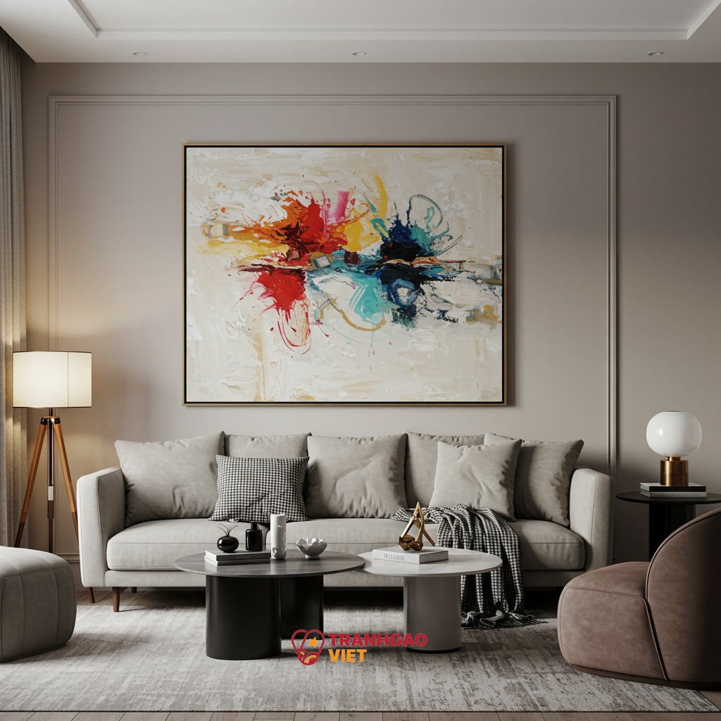 Ứng Dụng Của Tranh Nghệ Thuật Trong Trang Trí Nội Thất