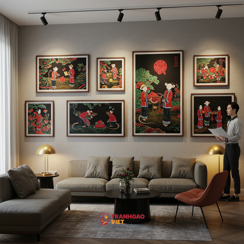 Ứng dụng và Giá trị của Tranh Đông Hồ trong cuộc sống hiện đại