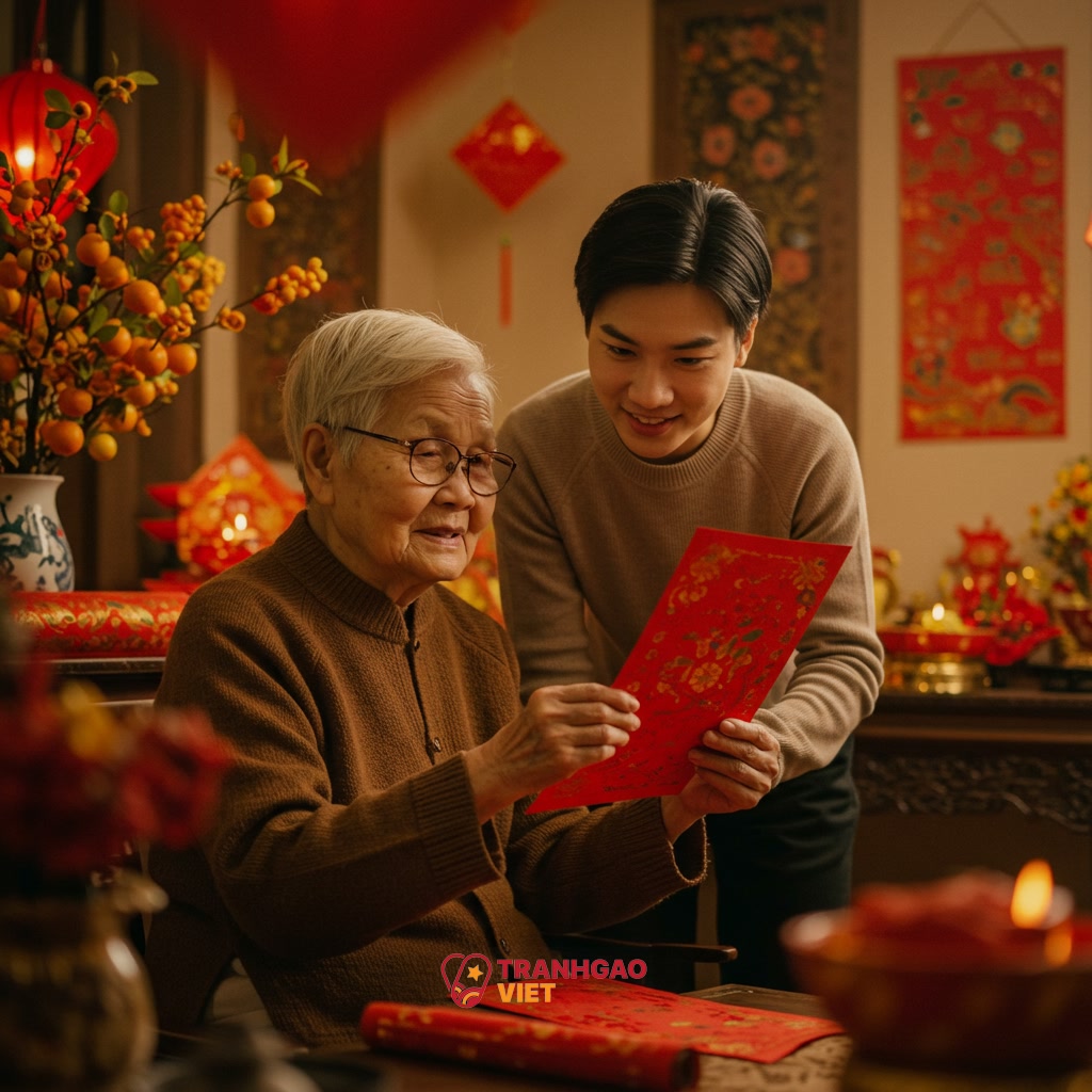 Ứng Dụng và Giá Trị Văn Hóa của Tranh Chữ Thư Pháp Tết
